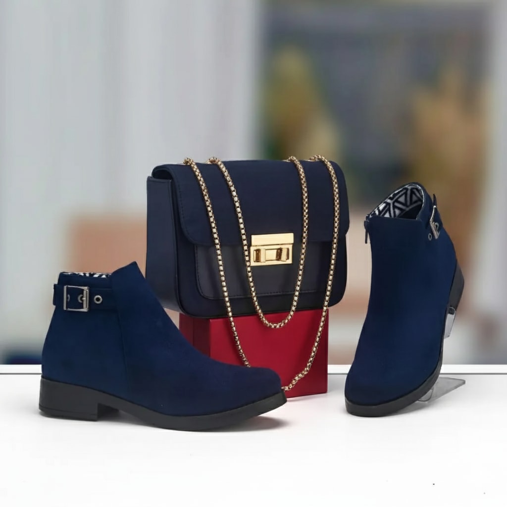 باقة الأناقة المتكاملة – صباط وصاك بنفس اللون