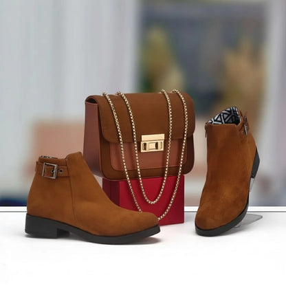 باقة الأناقة المتكاملة – صباط وصاك بنفس اللون